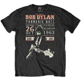Bob Dylan - Eco-Tee-Carnegie Hall 63 - Black T-shirt
