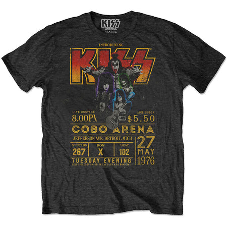 Kiss - Eco-Tee-Cobo Arena 76 - Black T-shirt