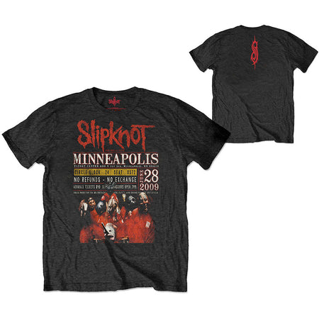 Slipknot - Eco-Tee-Minneapolis 09 - Black T-shirt