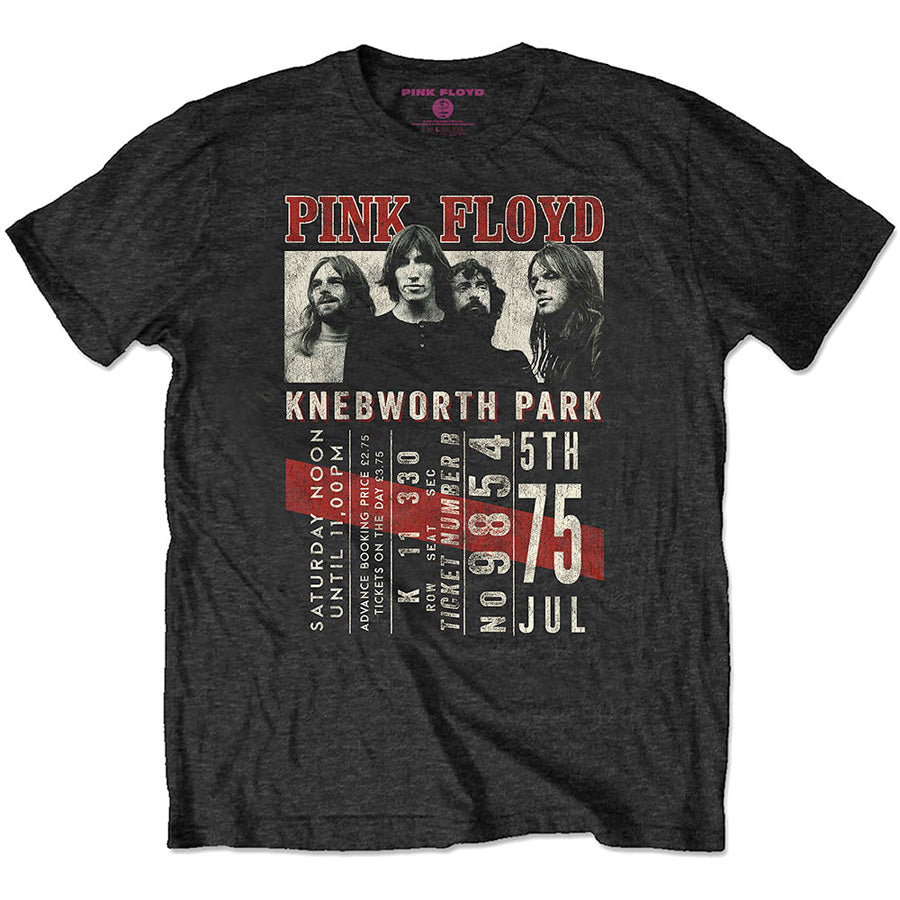 Pink Floyd - Eco-Tee-Knebworth 75 - Black T-shirt