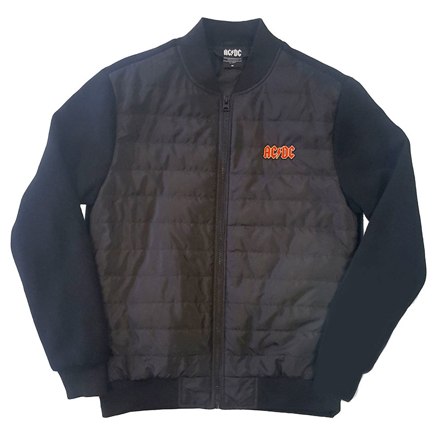 AC/DC - Classic Logo - Quilted Jacket – burning airlines