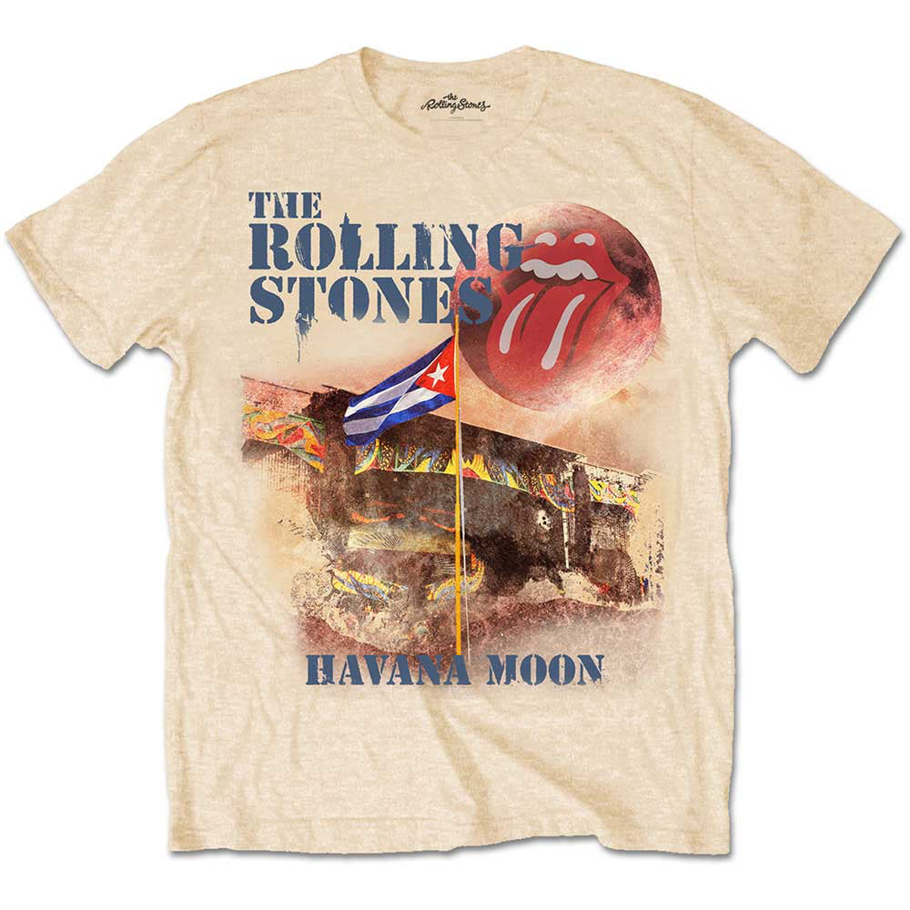 The Rolling Stones - Havana Moon - Vegas Gold t-shirt