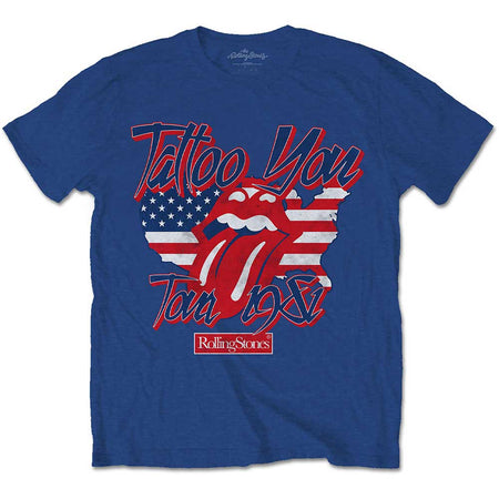The Rolling Stones - Tattoo You Americana - Blue t-shirt