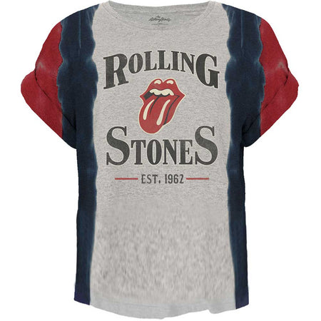 The Rolling Stones - Satisfaction -  Dye Wash Grey  t-shirt