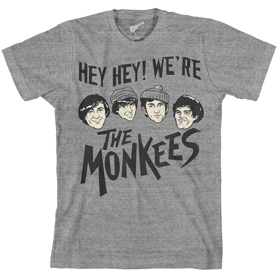 The Monkees - Hey Hey! - Grey t-shirt