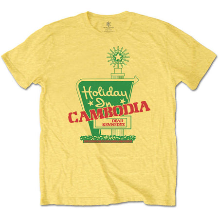 Dead Kennedys - Holiday In Cambodia - Yellow t-shirt