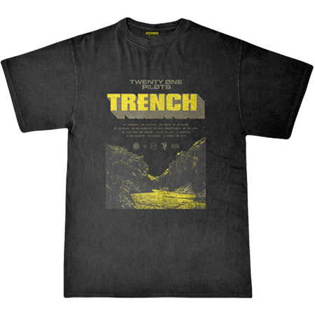 Twenty One Pilots - Trench Cliff - Black t-shirt