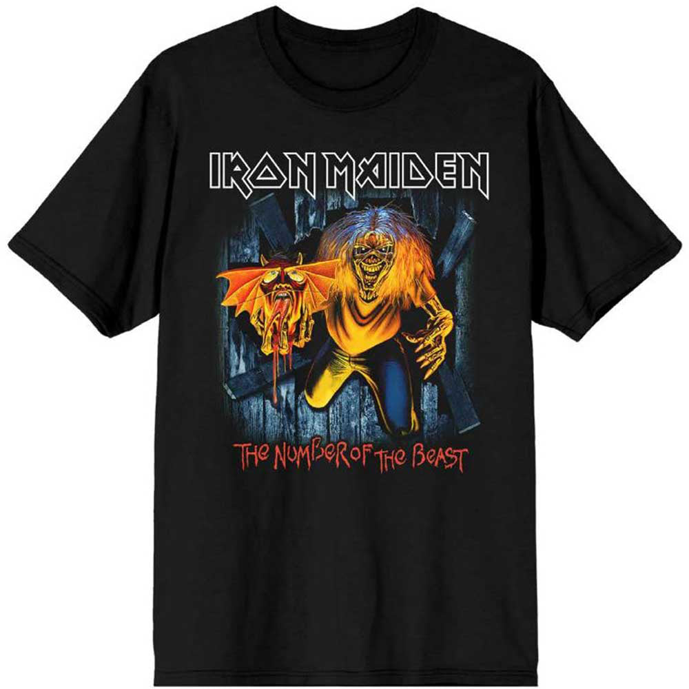 Iron Maiden - Number Of The Beast Eddie Panel Burst - Black T-shirt