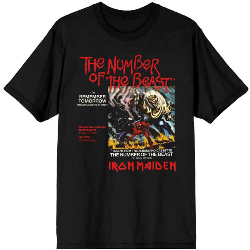 Iron Maiden - NOB-Vinyl Promo Sleeve- Black T-shirt