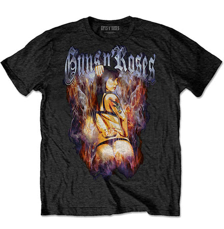 Guns N Roses -Torso with 2012 Tour Back print - Black t-shirt