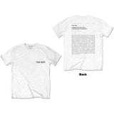 The 1975 - A Brief Inquiry with Back Print - White t-shirt