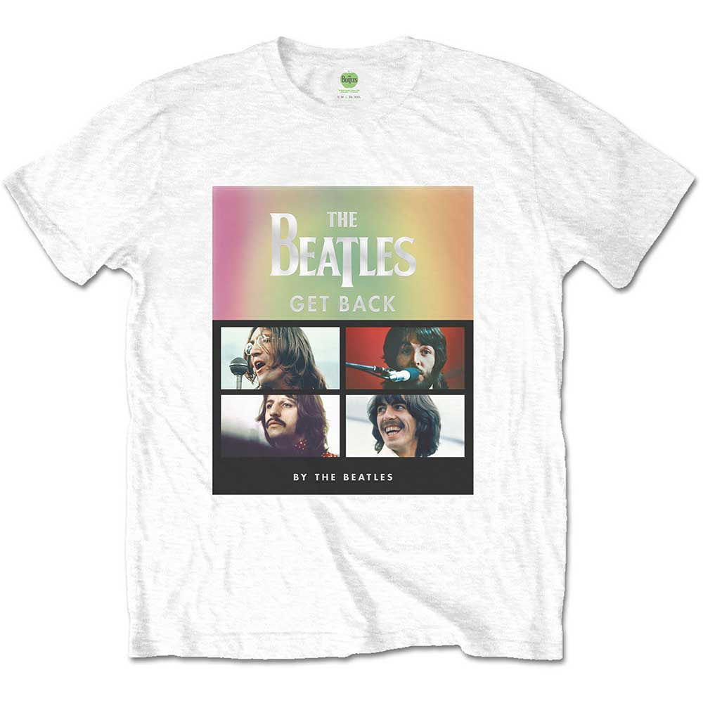The Beatles - Album Faces Gradient - White T-shirt