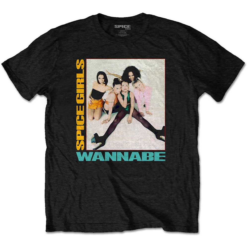 Spice Girls - Wannabe - Black T-shirt