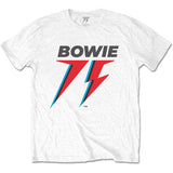 David Bowie - 75th Logo - White t-shirt