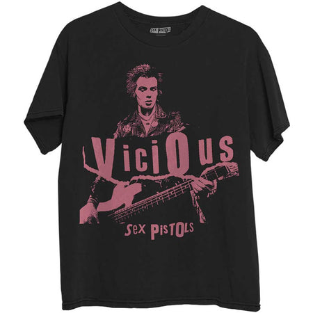 Sex Pistols - Sid Vicious Photo - Black T-shirt
