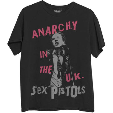 Sex Pistols - Anarchy In The UK - Black T-shirt