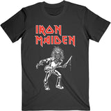 Iron Maiden - Autumn Tour 1980 with Backprint  - Black T-shirt