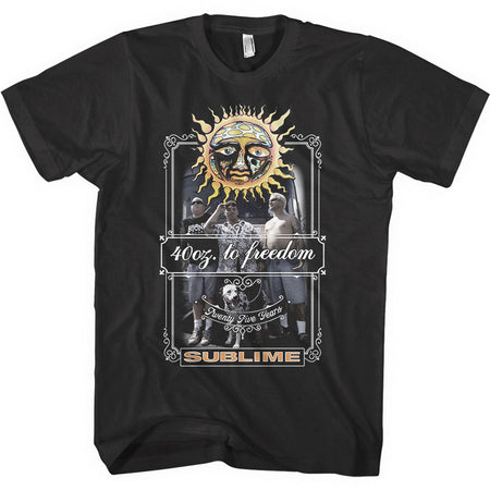 Sublime - 25 Years - Black t-shirt