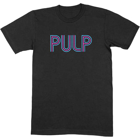 Pulp - Intro Logo - Black t-shirt