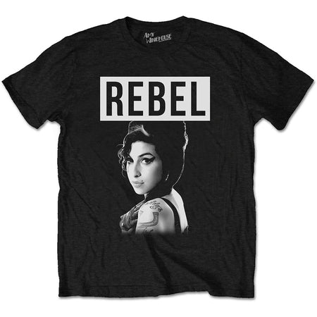 Amy Winehouse - Rebel - Black t-shirt