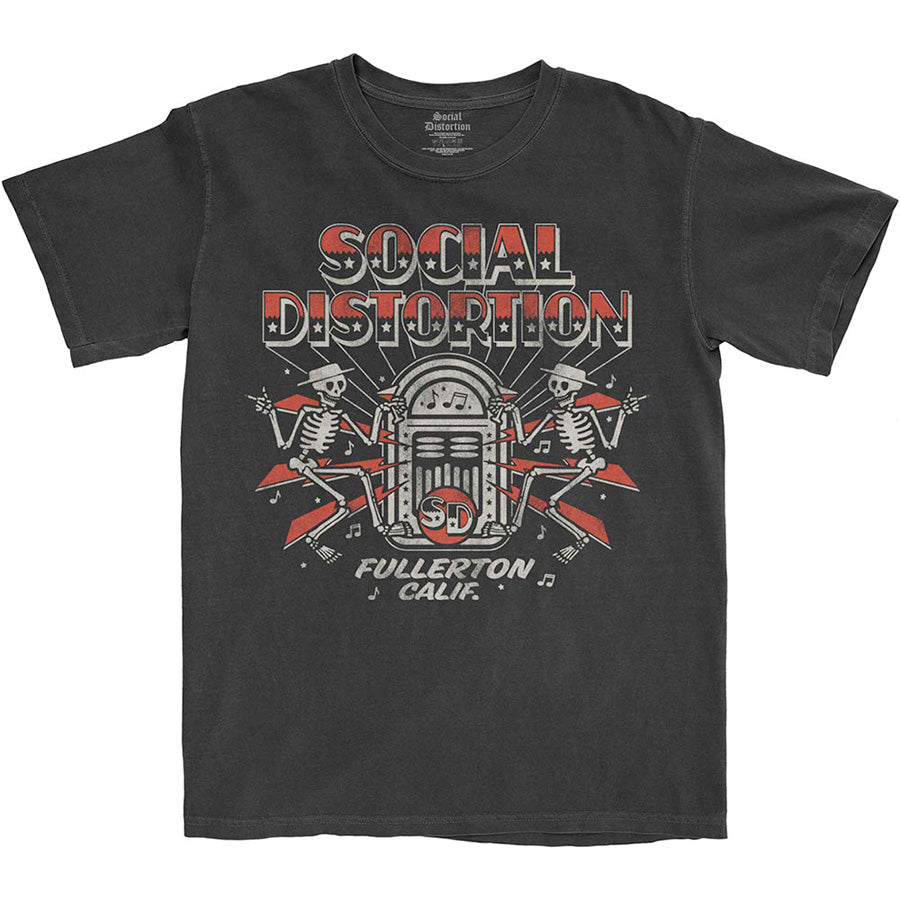 Social Distortion - Jukebox Skelly - Black t-shirt