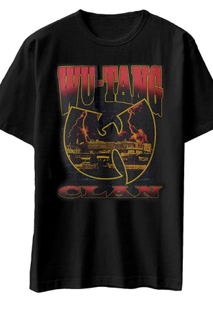 Wu Tang Clan - Lightning Infill W - Black T-shirt