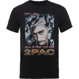 Tupac Shakur - 2pac-All Eyez 1971 -  Black t-shirt