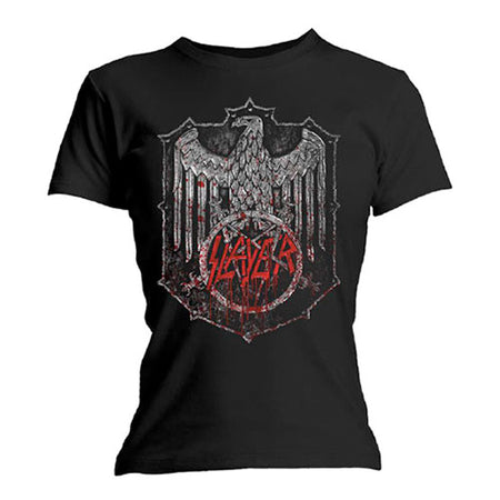 Slayer - Bloody Shield - Girl's Junior Black T-shirt