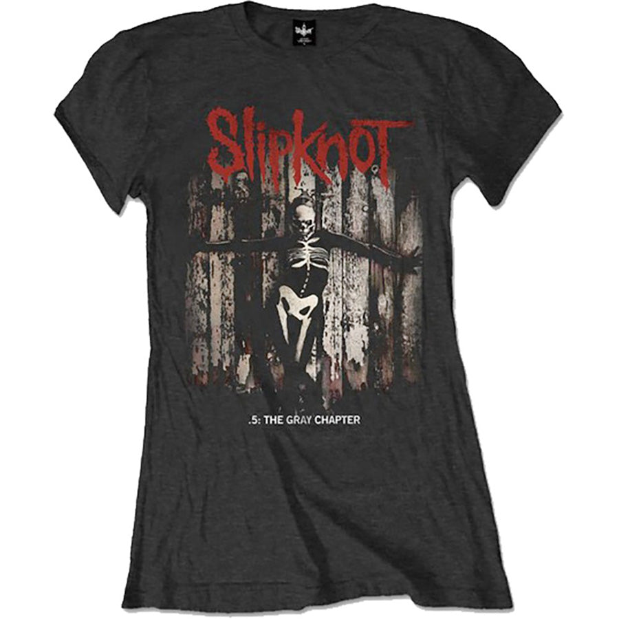 Slipknot - The Gray Chapter Album - Girl's Junior Black T-shirt
