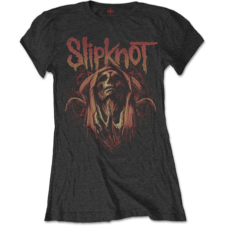 Slipknot - Evil Witch with Backprint - Girl's Junior Black T-shirt