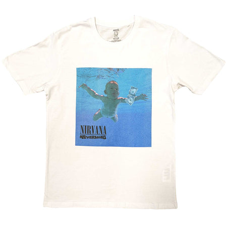 Nirvana - Nevermind Album -  White t-shirt