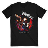 Judas Priest - Stained Class Album Circle - Black t-shirt