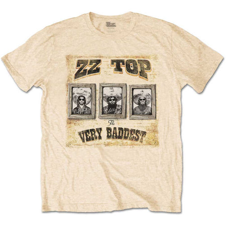 ZZ Top - Very Baddest - Vegas Gold t-shirt