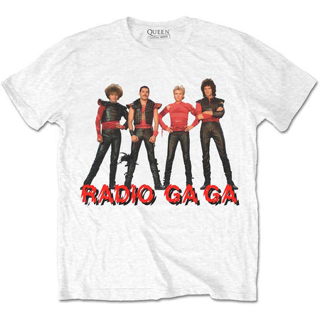 Queen - Radio Ga Ga - White  t-shirt
