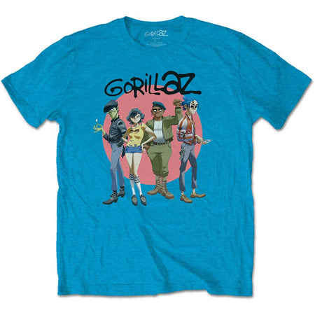 Gorillaz - Circle Rise - Sapphire Blue t-shirt