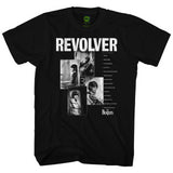 The Beatles -  Revolver Tracklist - Black t-shirt