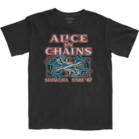 Alice In Chains - Totem Fish - Black T-shirt