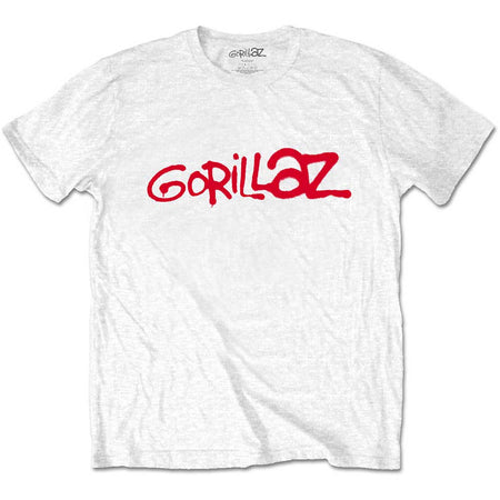 Gorillaz - Logo- White T-shirt
