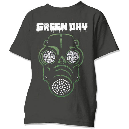 Green Day. - Green Mask - Black  T-shirt