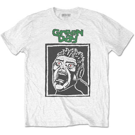 Green Day. - Scream - White T-shirt