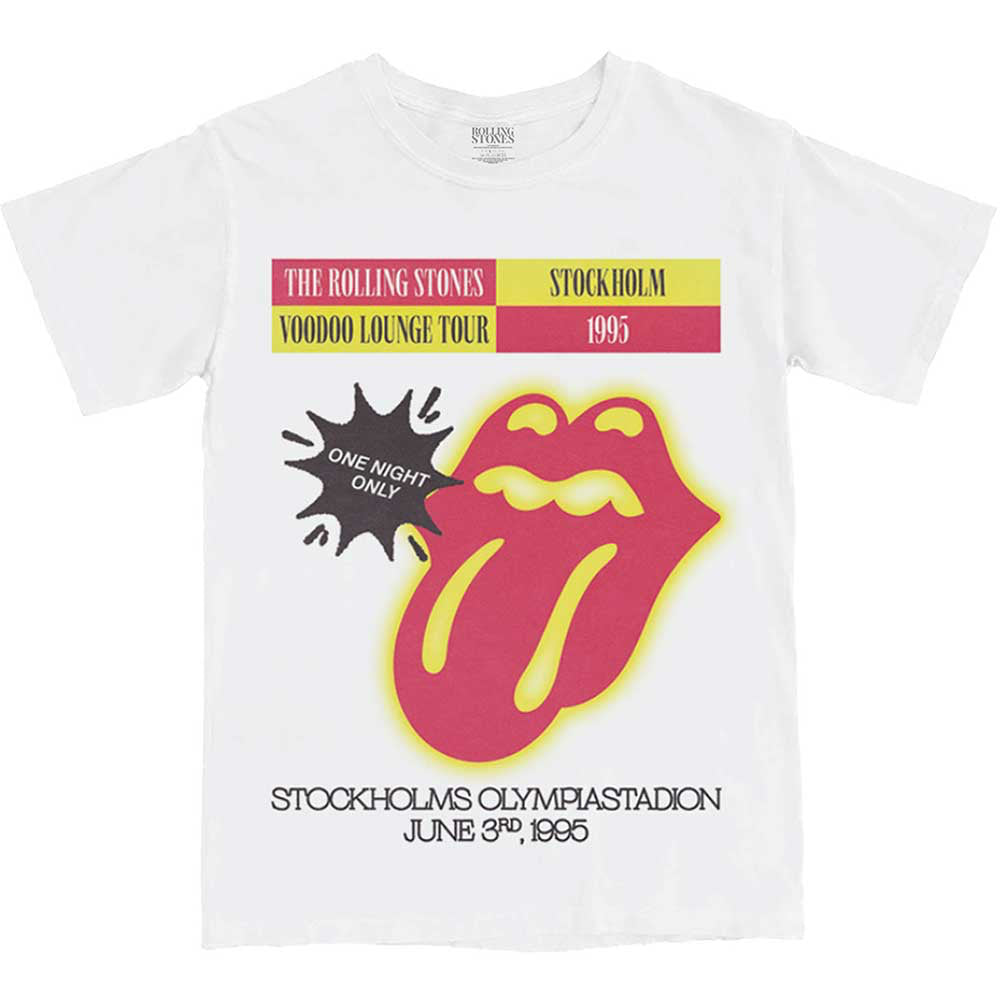 The Rolling Stones - Stockholm '95 - White t-shirt