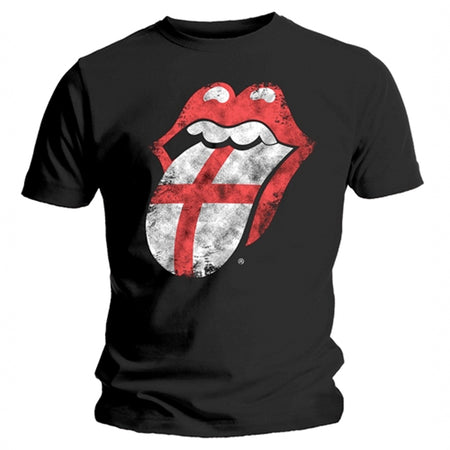 Rolling Stones- England Tongue - Black t-shirt