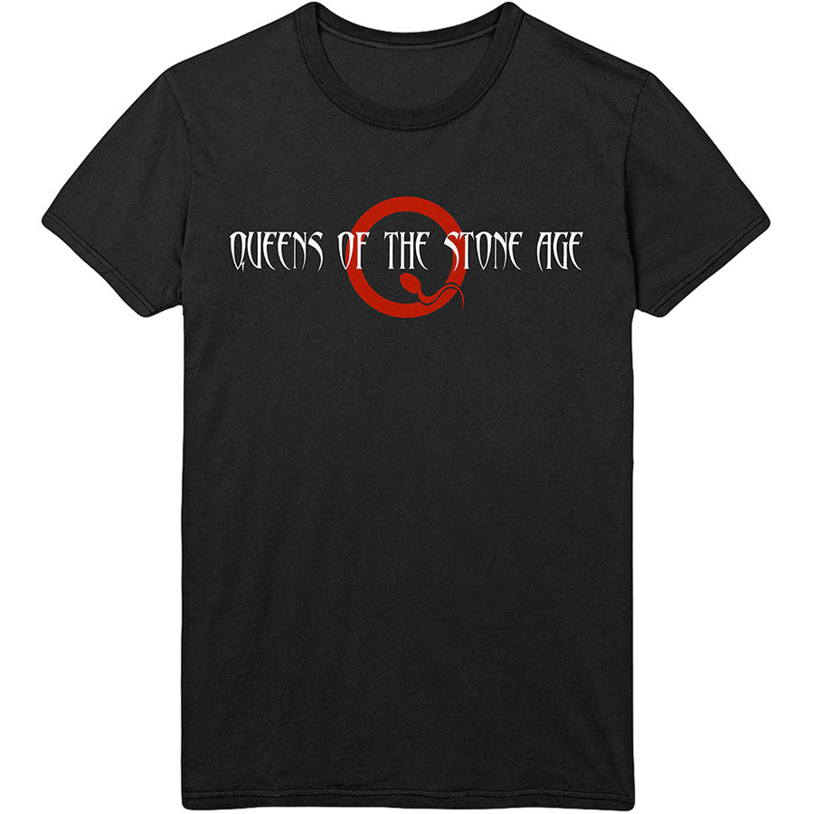 Queens Of The Stone Age - Text Logo - Black t-shirt