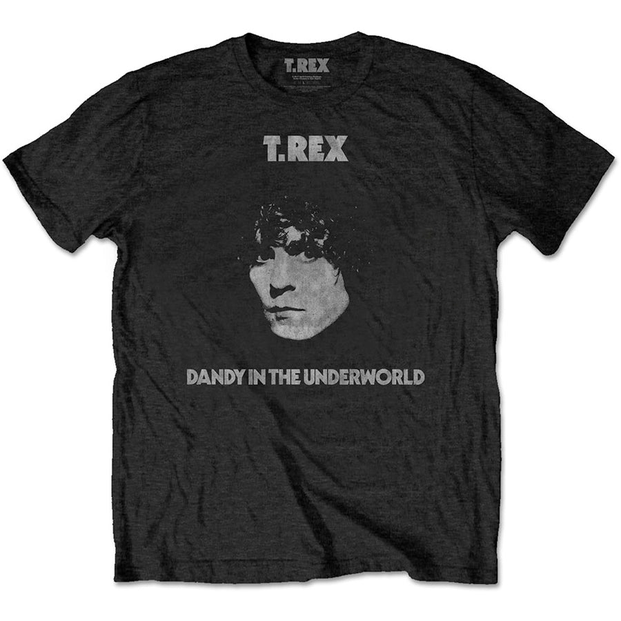 T.Rex Marc Bolan - Dandy In The Underworld -  Black t-shirt