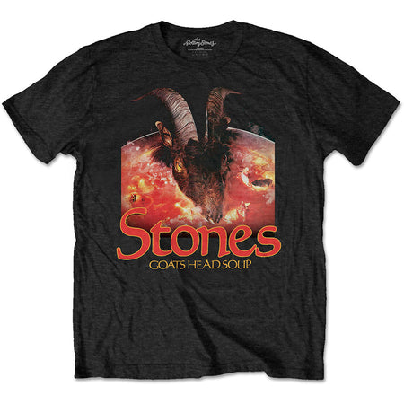 The Rolling Stones - Goats Head Soup with Logo - Black  t-shirt