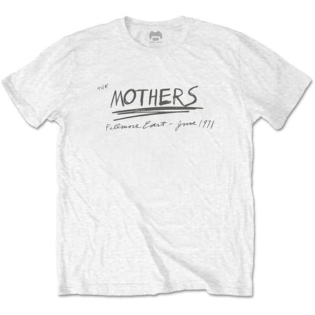 Frank Zappa - The Mothers Fillmore East 1971 - White t-shirt