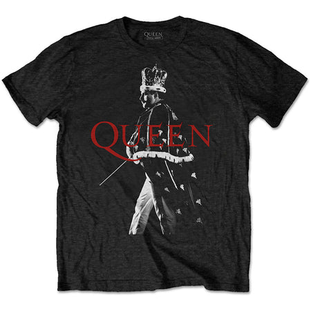 Queen - Freddie Crown - Black t-shirt
