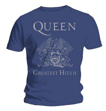 Queen - Greatest Hits ll - Navy Blue t-shirt