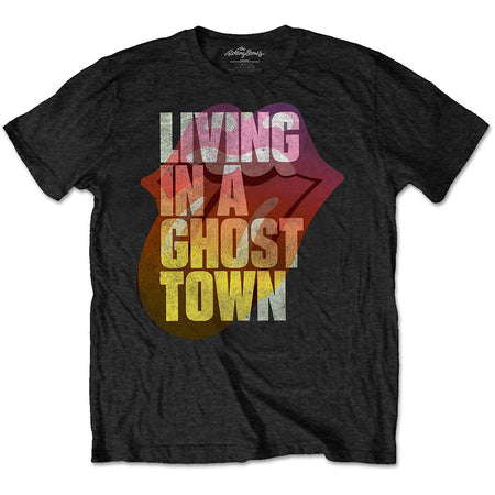 The Rolling Stones - Ghost Town - Black  T-shirt