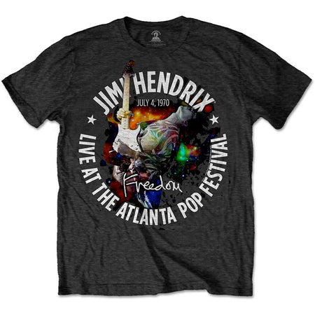 Jimi Hendrix - Atlanta Pop Festival 1970 - Black t-shirt